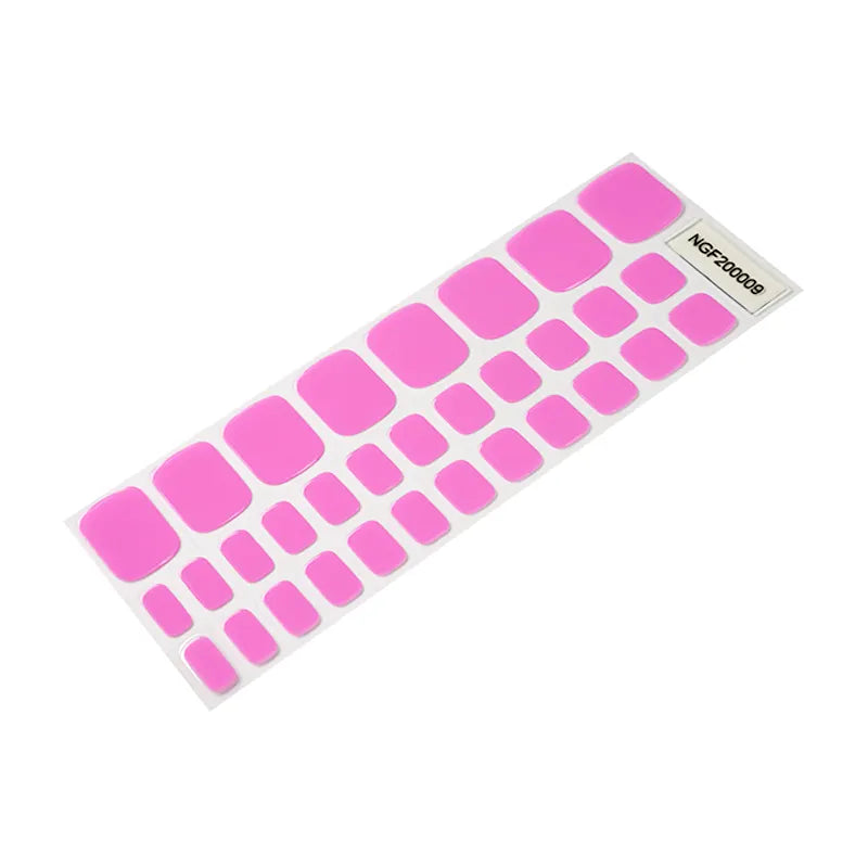 UV Fußfolien - Pink