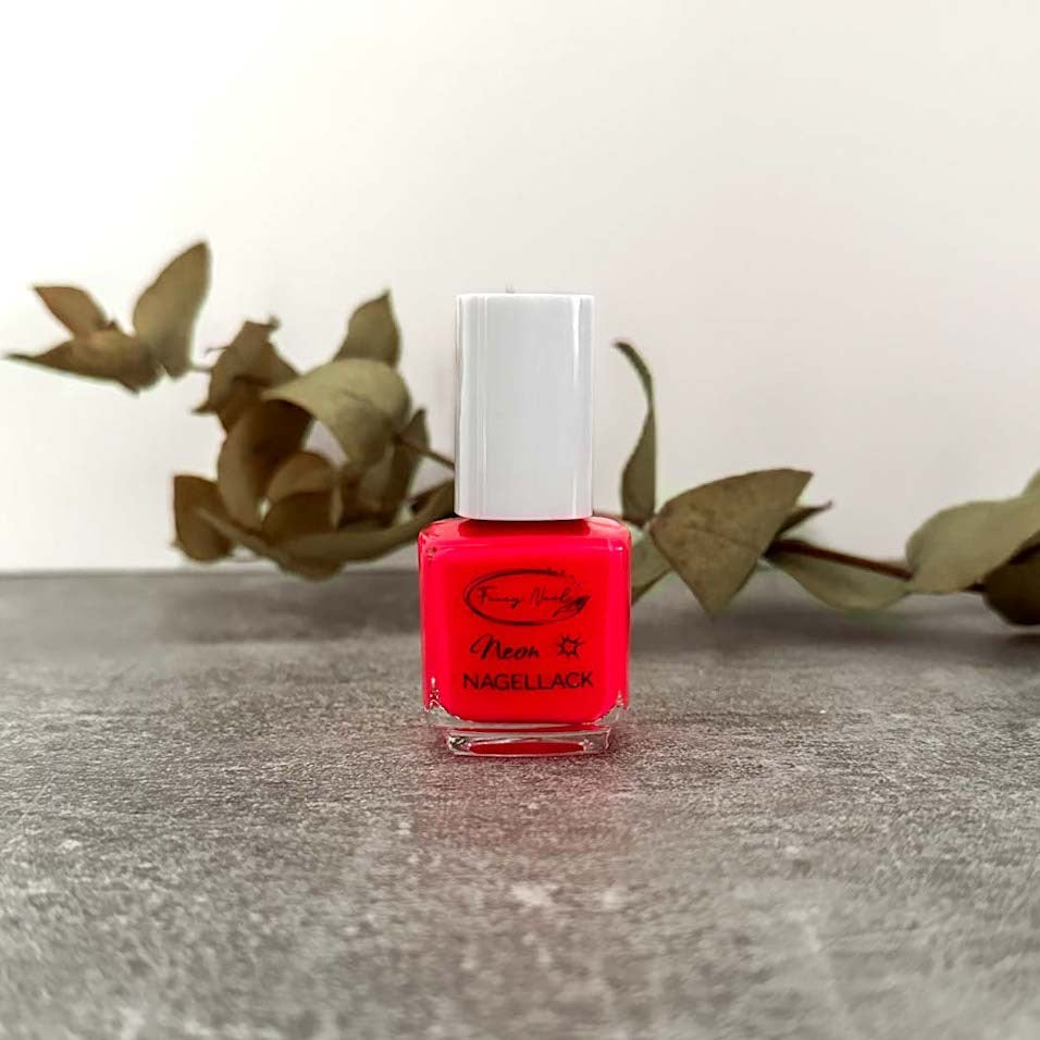 Nagellack - Neon Korallrot