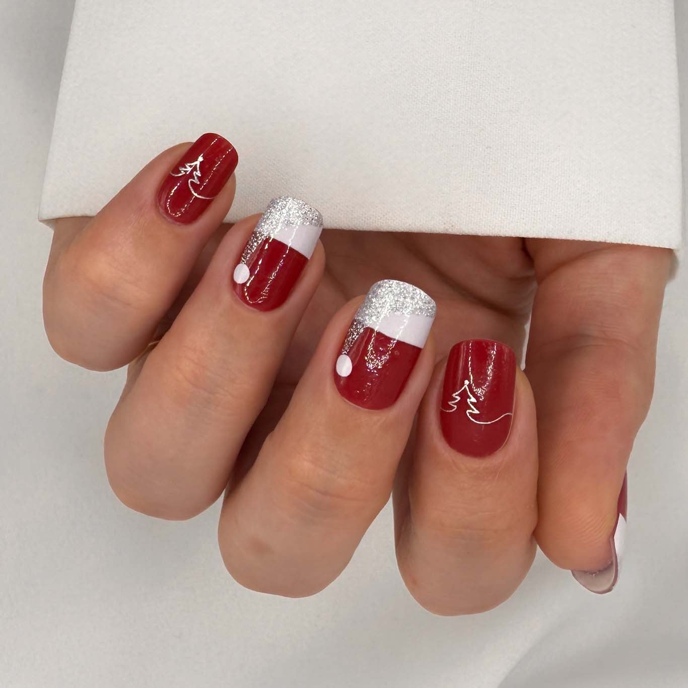 Under the christmas tree - rosé & silber