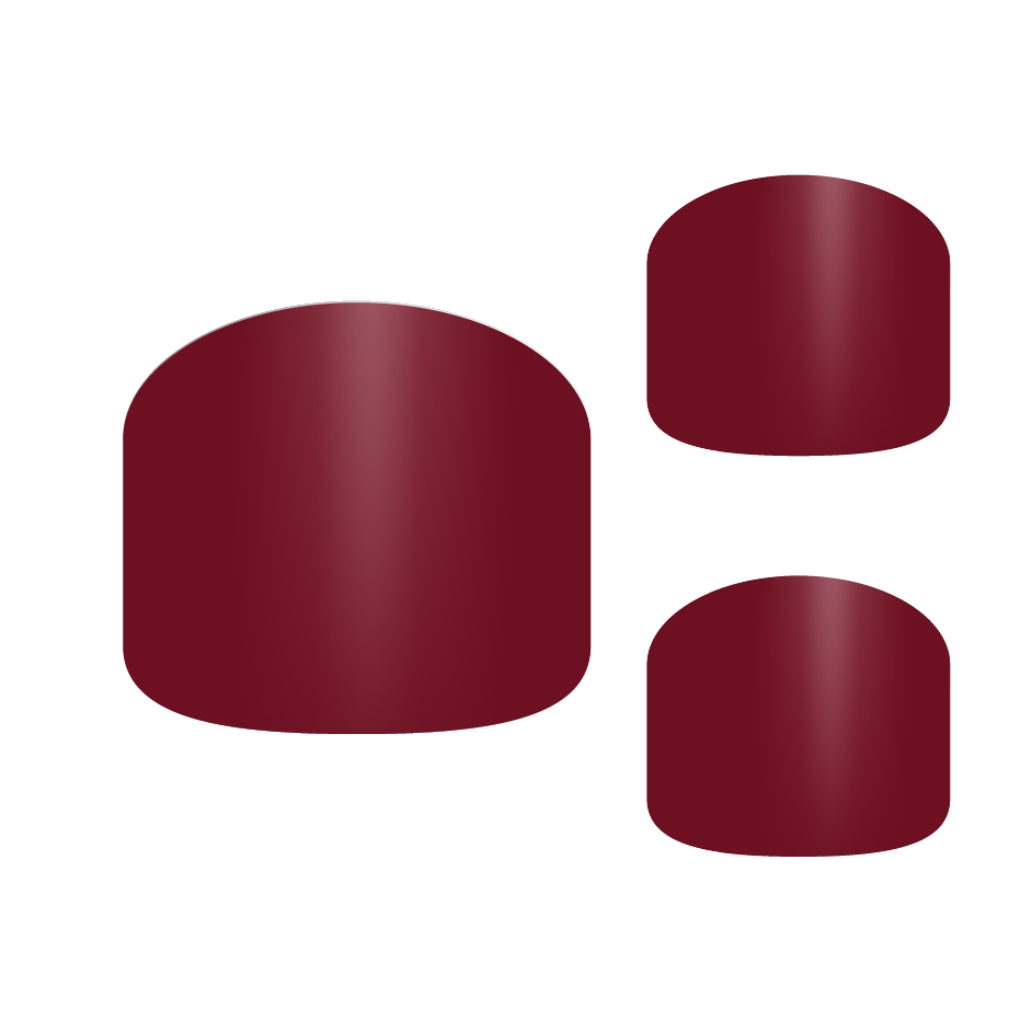 UV Fußfolien - Bordeaux