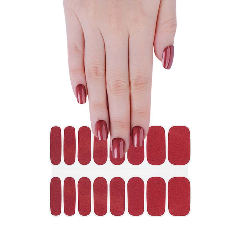 UV - Dark Red Glitter (16er)