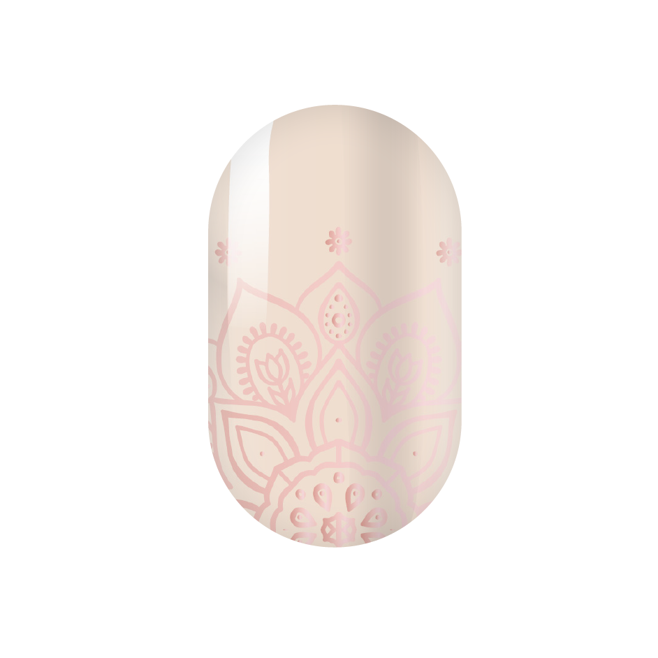 Mandala - Sheer Mandala Pastell Rosa