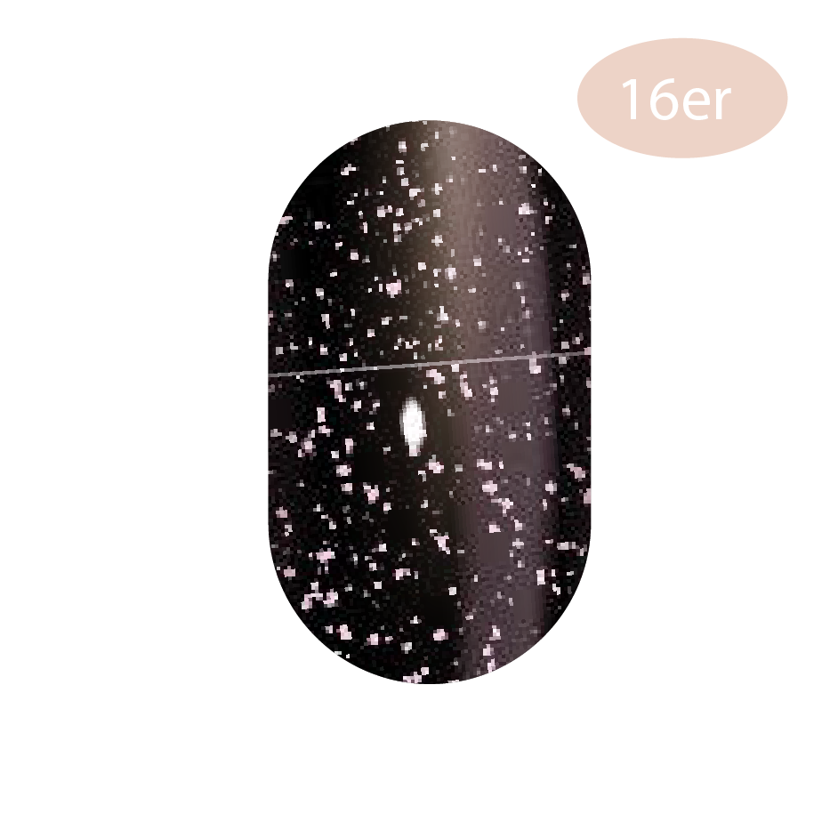 UV - Black Glitter (16er)