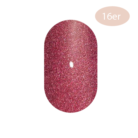 UV - Dark Red Glitter (16er)