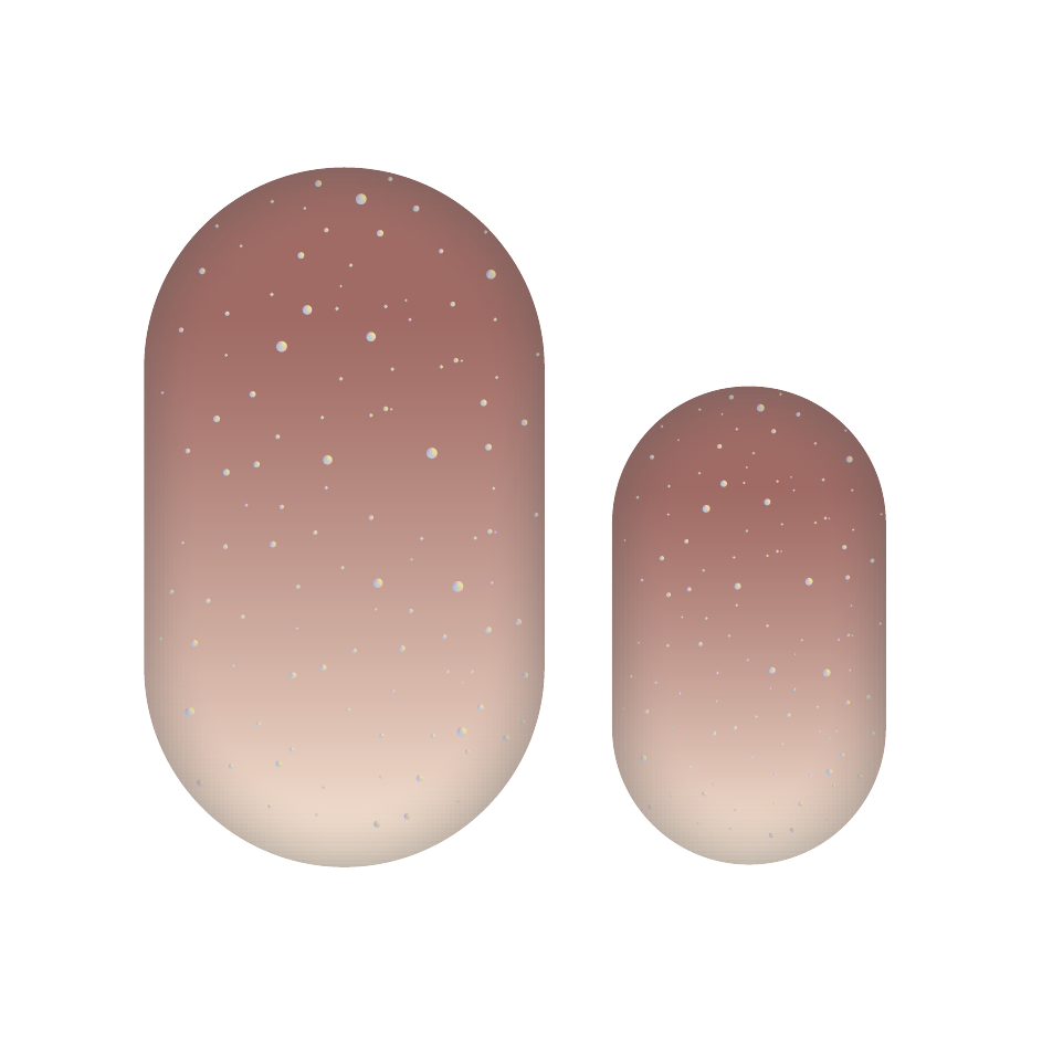 Nude Ombre - Glitter