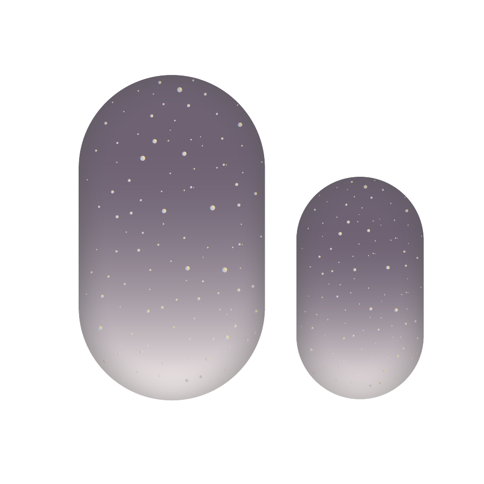 Grey Ombre - Glitter