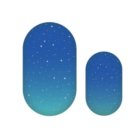 Türkis Ombre - Glitter