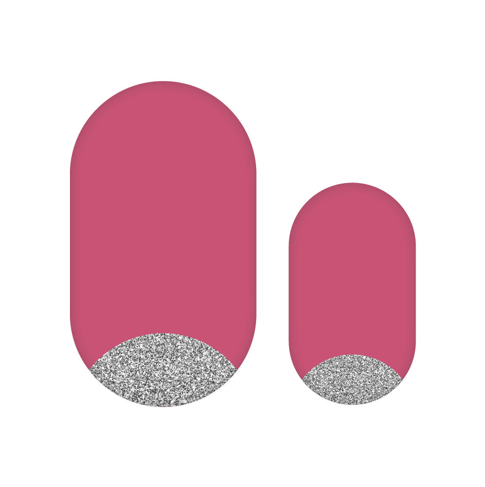 Raspberry Seduction - Silver Glitter