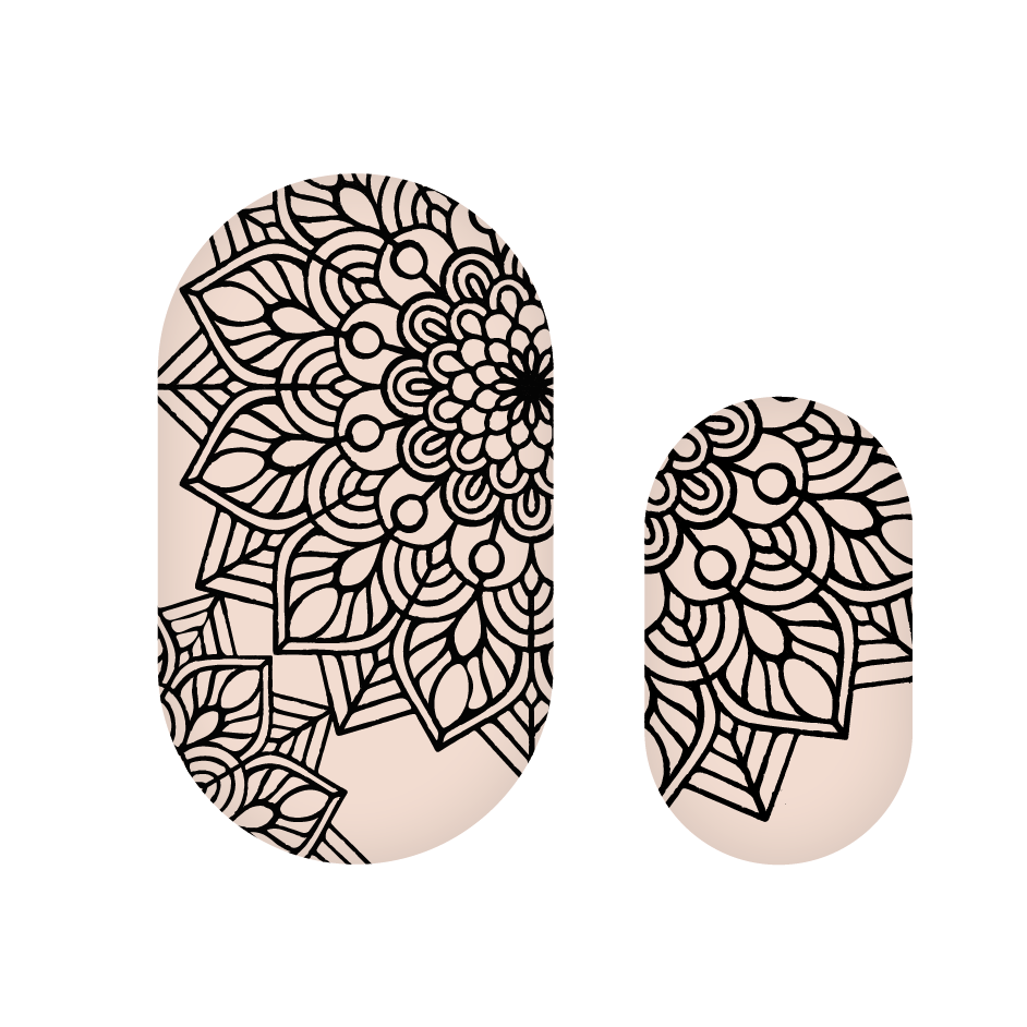 Mandala over you, too - black