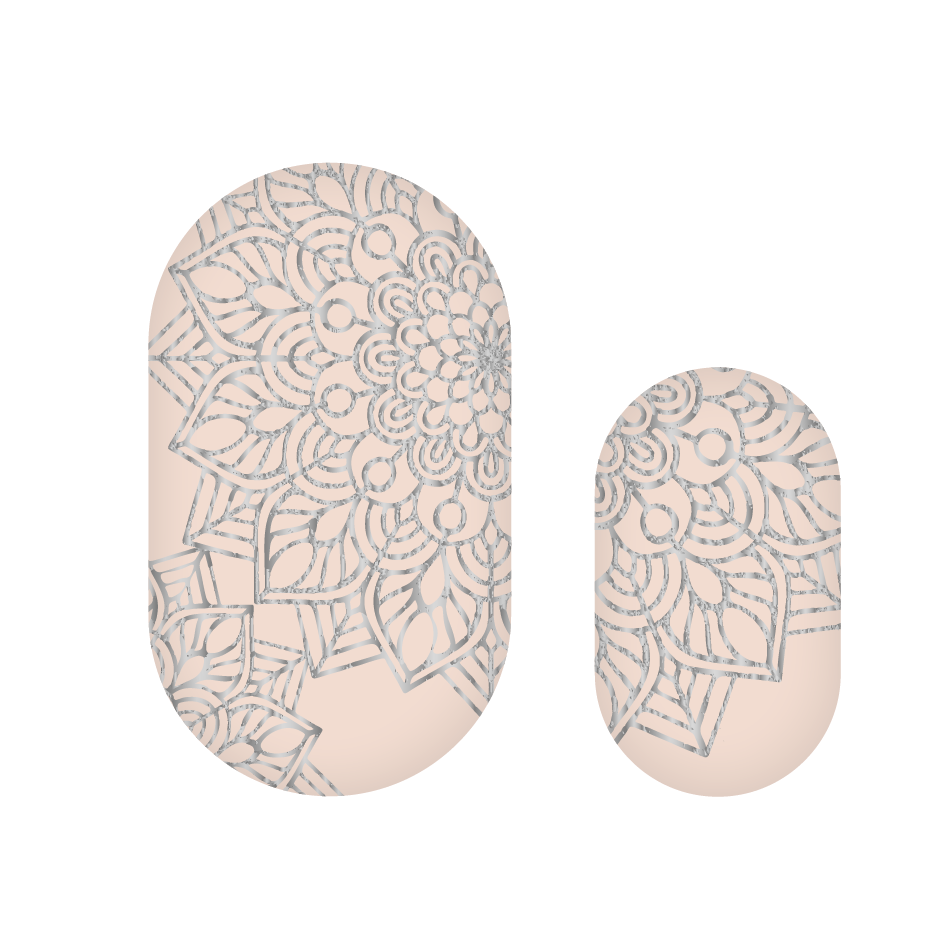 Mandala over you, too - silver