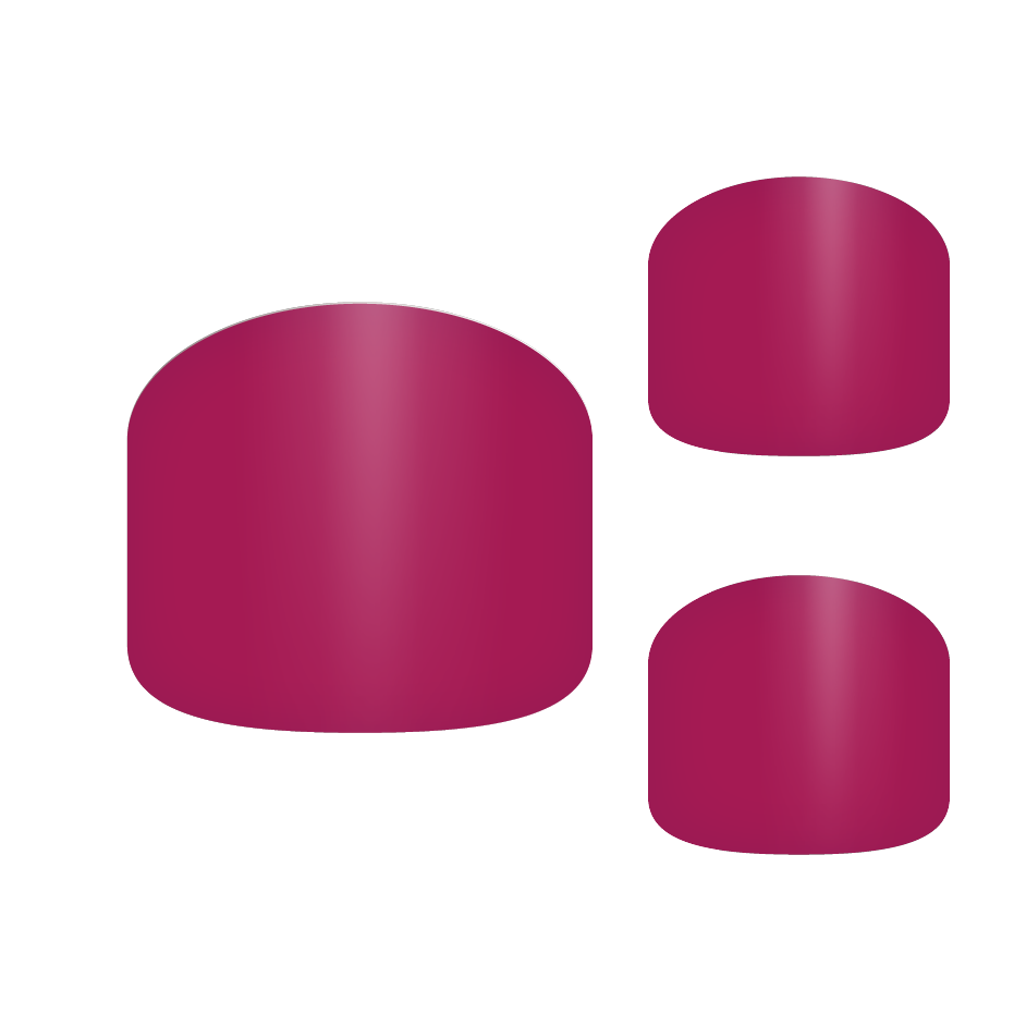 UV Fußfolien - Magenta