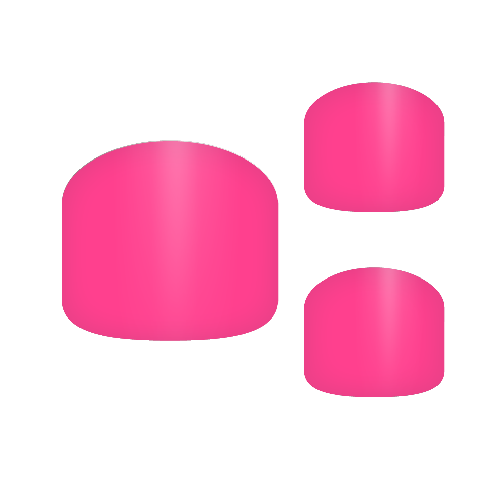 UV Fußfolien - Neon Pink