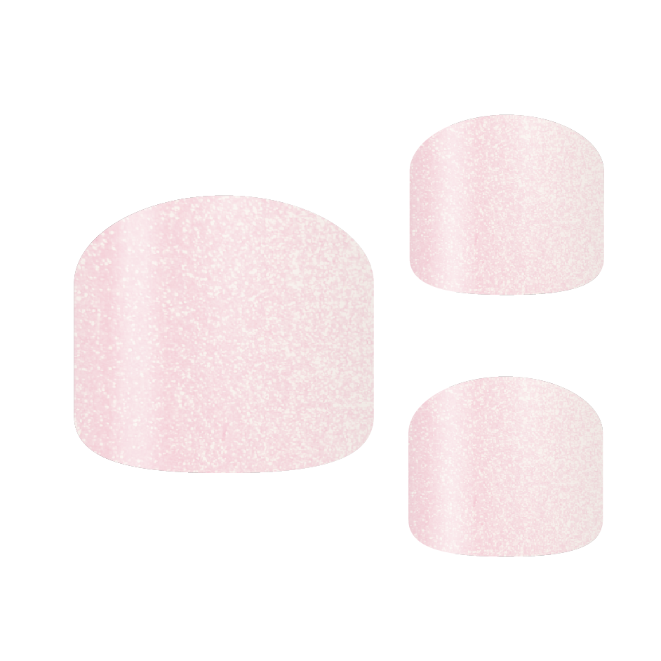 UV Fußfolien - Rosa Schimmer