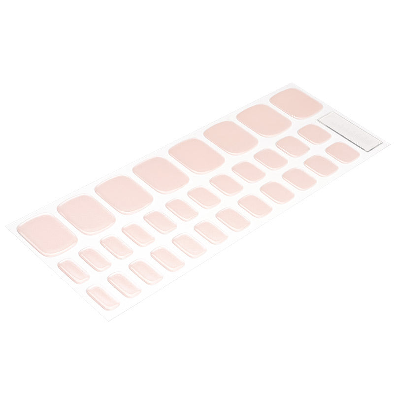 UV Fußfolien - Rosa Schimmer