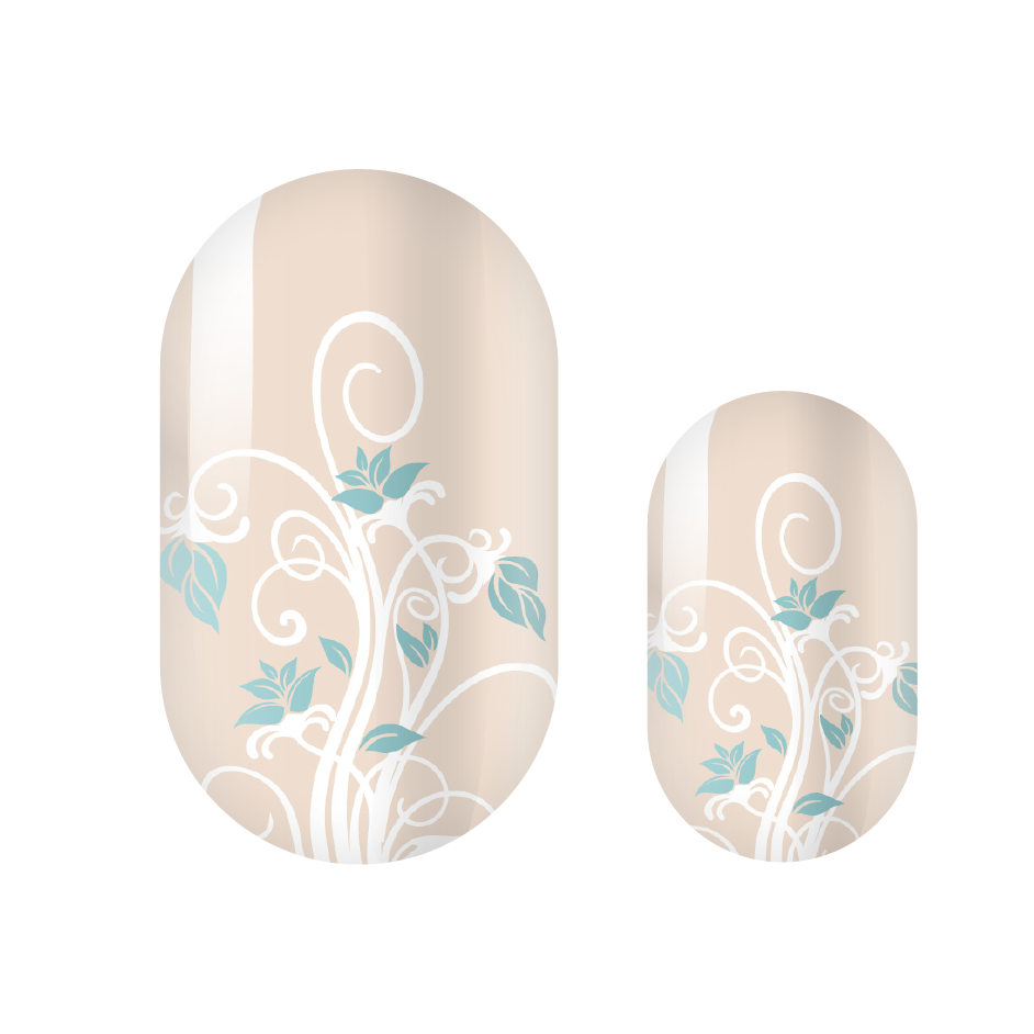 Metallic flowers light